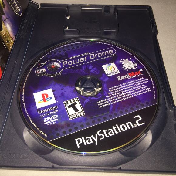 Ps2 Cib Power Drome Video Game Zenimax Studios Future Bike Racing Tested Used - Picture 9 of 10